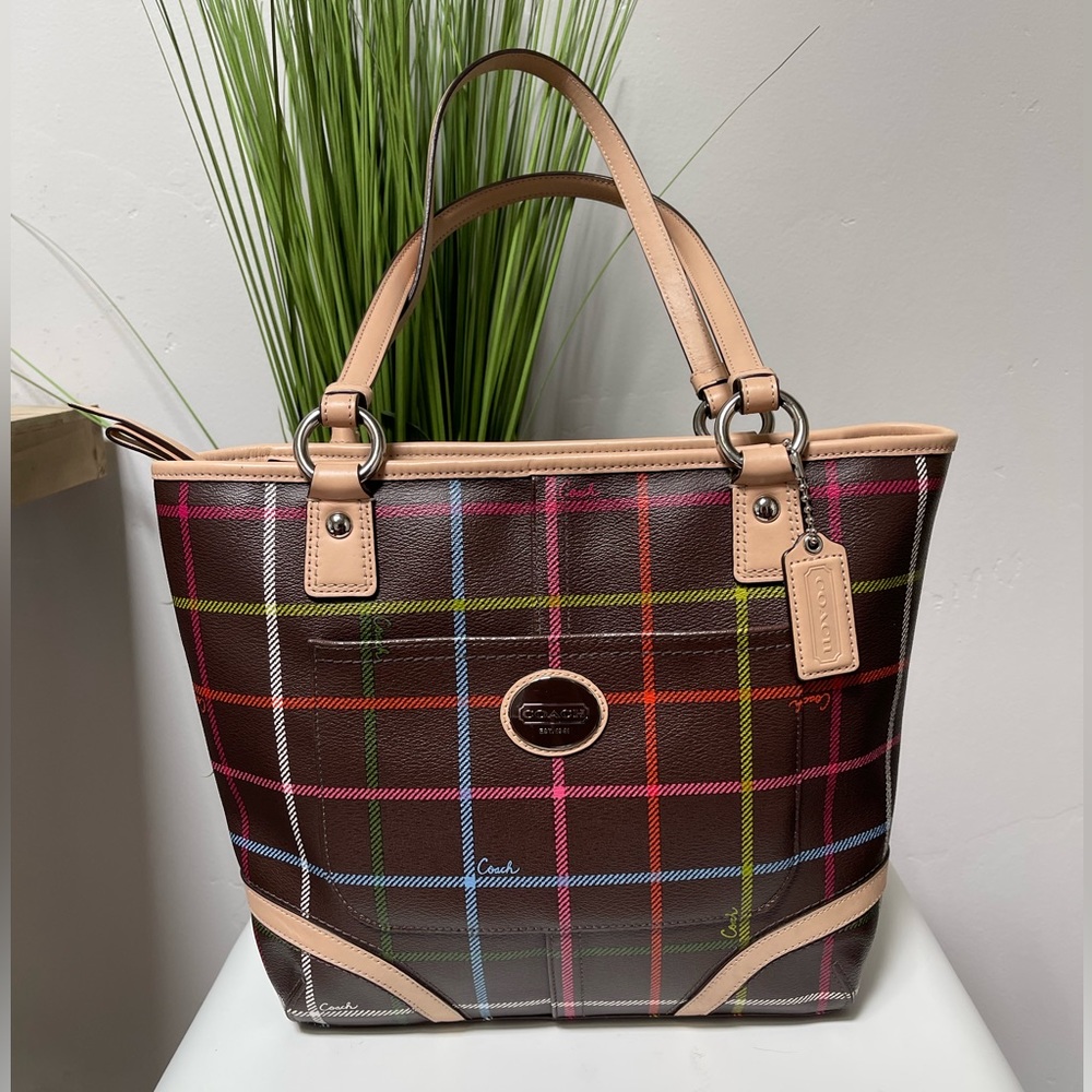 NWOT Coach Peyton Tattersall Tote